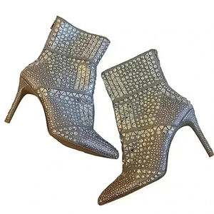 Steve Madden rhinestone booties size 7